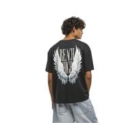 Mister Tee T-Shirt 'Reach High' bleu clair / noir / blanc, Taille M