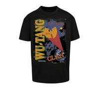 Mister Tee – T-shirt – bleu-gris / moutarde / vert / noir – Taille M