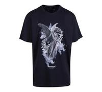 MJ Gonzales T-Shirt 'Angle 3.0 Heavy' gris / noir / blanc, Taille L