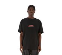 MJ Gonzales T-Shirt 'Ornament Of Ashes' gris / rouge rouille / rouge foncé / noir, Taille S