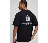T-shirt oversize noir à broderie Tennis et Padel homme - M, noir