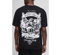 T-shirt oversize noir à imprimé Rodeo homme - XS, noir