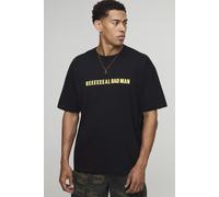 T-shirt oversize noir à slogan Real Bad - MAN homme - M, noir