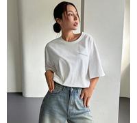 T-shirt oversize pour femmes avec impression de slogan "L'adversité est un bon disciple, pas de gloire sans amertume" L,M,S,XLSloganPolyester