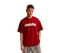 T-shirt oversize She is Sunday Hubby Rouge S