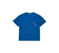 T-shirt oversize teint en piÃšce avec broderie et poche poitrine enfant s.Oliver Bleu 11/12 ans