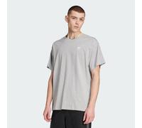 ADIDAS ORIGINALS T-Shirt 'Trefoil Essentials' pierre / blanc, Taille S