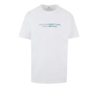 MT Upscale T-Shirt 'Appreciate Expect' bleu clair / blanc, Taille XXL