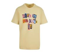 Mister Tee Hey It Or Love It Oversize Short Sleeve T-shirt Beige XL Homme