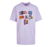 Mister Tee Hey It Or Love It Oversize Short Sleeve T-shirt Violet XL Homme