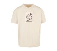 MT Upscale T-Shirt 'More Peace' crème / brun foncé, Taille M