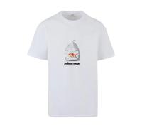 T-shirt oversize Upscale Poisson Rouge heavy Blanc XL