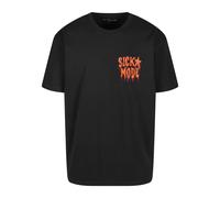 Mister Tee Psycho Front Oversized Short Sleeve T-shirt Noir L Homme