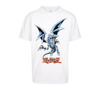 Mister Tee T-shirt Yu-ghi-oh Blue Eyes White Dragon Heavy Oversize manches courtes Blanc M Homme
