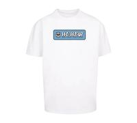 Wu Wear T-shirt oversize Earth Logo blanc manches courtes Taille S