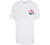 T-shirt oversized femme Merchcode Sunset Charm Blanc S