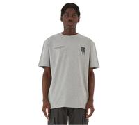 MJ Gonzales T-Shirt gris chiné / violet clair / noir, Taille S