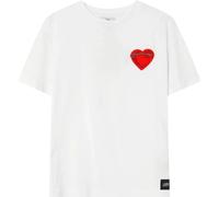 T-shirt Oversized Sixth June Heart Blanc XL