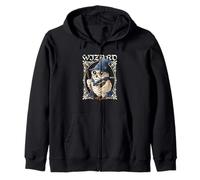 T-shirt Owl Wizard Vintage Merlin pour le Magicien de l'entreprise Sweat à Capuche
