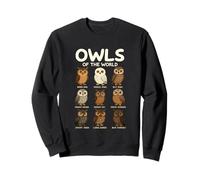 T-Shirt Owls of The World Chouettes Espèces Design Animalier Sweatshirt