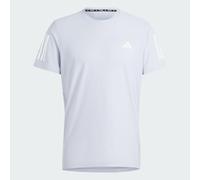 T-shirt adidas Own the Run manches courtes bleu clair blanc pur - M