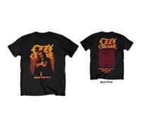 T-shirt ozzyosbourne noirizzard of ozz tracklist unisexe noir taille s Noir G