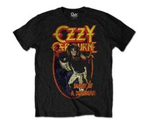 T-shirt ozzyosbourne vtge logo unisexe noir taille s Noir G