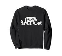 T-Shirt Papa Bear avec Deux oursons Sweatshirt