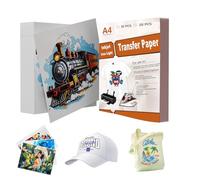 T Shirt Papier de transfert professionnel à jet d'encre, papier de sublimation, format A4, papier de transfert thermique standard A4, transfert thermique par sublimation, pour tasses (standard 20