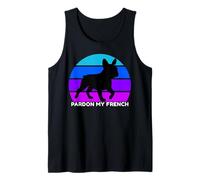 T-Shirt « Pardon My French, Funny Frenchie, Funny French Bulldog » Débardeur