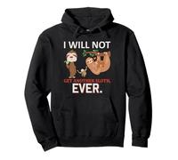 T-Shirt Paresseux avec Inscription « I Will Not Get Another Paresseux » Sweat à Capuche