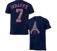 T-shirt - PARIS SAINT GERMAIN - Kylian MBAPPE - Coton - Manches courtes - Adulte XL