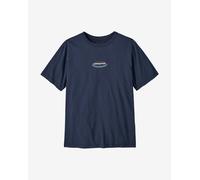 Patagonia T-shirt coton bio classique et confortable M's '95 Oval Logo New Navy Kaleido Homme Taille M