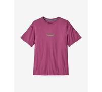 T-shirt Patagonia 95 Oval Logo manches courtes rose - L