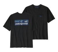 T-shirt Patagonia Boardshort Logo Pocket Responsibili Noir L