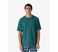 T-shirt Patagonia Boardshort Logo Pocket Responsibili-Tee à manches courtes bleu turquoise foncé - M