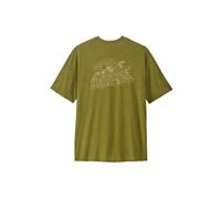 T-shirt Patagonia Cap Cool Daily Graphic Lands (Wind Runner: Graze Green X-Dye) homme S