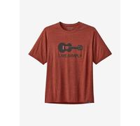 T-shirt Patagonia Cap Cool Daily Graphic manche courte grenat - XS
