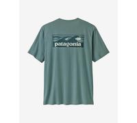 Patagonia - T-shirt de randonnée M's Cap Cool Daily Shirt - Boardshort Logo - Homme S - Blue Sage