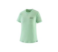 T-shirt PATAGONIA Cap Cool Merino Graphic (Fitz Roy Strata: Rinsed Green) femme M