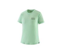 T-shirt PATAGONIA Cap Cool Merino Graphic (Fitz Roy Strata: Rinsed Green) femme S