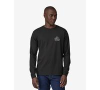 Patagonia - L/S Chouinard Crest Responsibili-Tee - Haut à manches longues - M - black