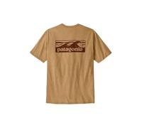 T-shirt PATAGONIA M's Boardshort Logo Pocket Responsibili-Tee (Talon Gold) Homme S