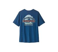 T-Shirt PATAGONIA M's Cap Cool Daily Shirt - Great Waves (Clement Blue - Light Clement Blue X-Dye) Homme XS