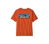 Patagonia – T-shirt homme M's P-6 Logo – Coal Orange – Taille M