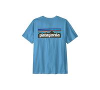 T-Shirt PATAGONIA M's P-6 Logo T-Shirt (Shore Blue) Homme S
