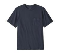 T-shirt Patagonia Oval Logo Bleu M