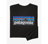 T-shirt Patagonia P-6 Logo manches longues noir - S