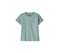 T shirt patagonia p 6 logo responsibili tee bleu femme