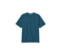 T shirt patagonia p 6 logo responsibili tee bleu homme